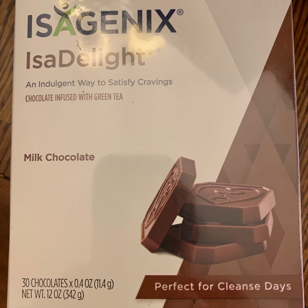 Isagenix milk chocolate snacks